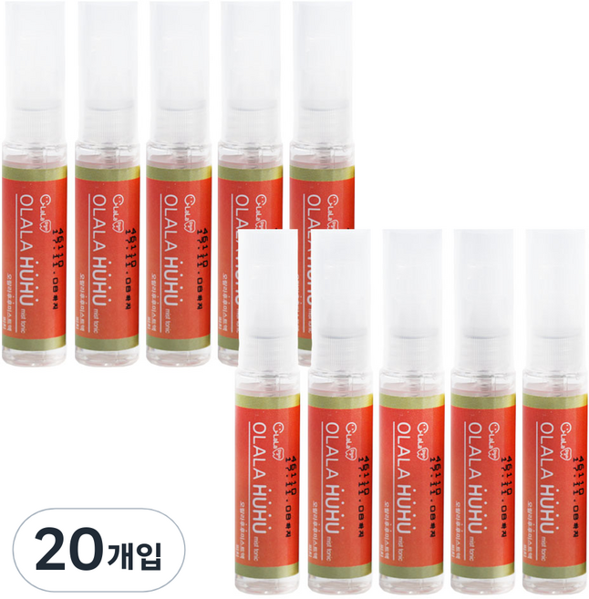 오랄라 후후 미스트토닉 구강스프레이 피치, 6ml, 20개