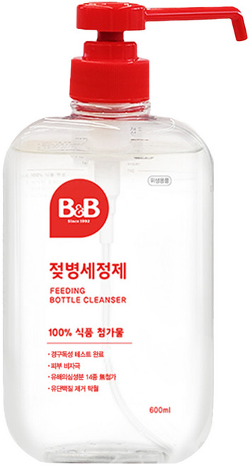비앤비 액상형 젖병세정제 허브그린향, 600ml, 1개
