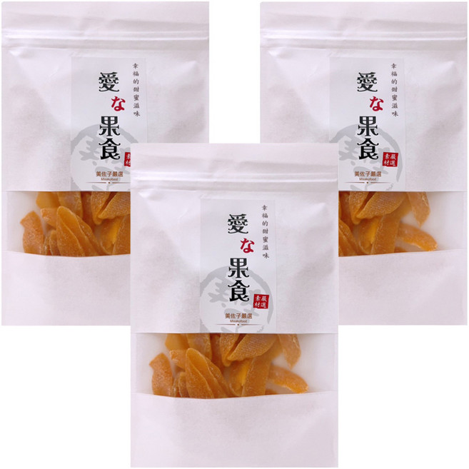 MISAKO 美佐子 嚴選果乾系列 特級水蜜桃乾, 3包, 120g