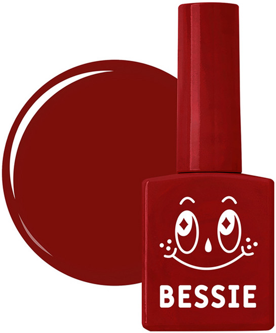 BESSIE 컬러 젤, R04캡사이신레드, 11ml, 1개
