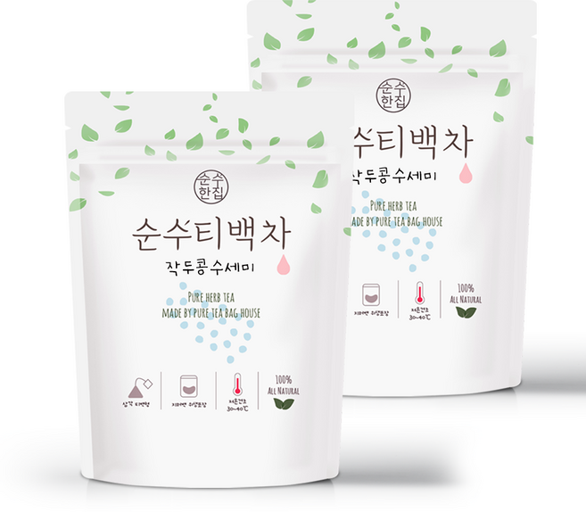 순수한집 작두콩수세미차 삼각티백, 1g, 50개입, 2개