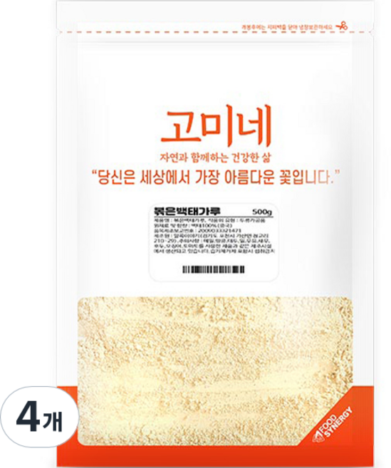 고미네 볶은 백태가루, 500g, 4개