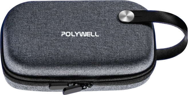 POLYWELL 寶利威爾 3C硬殼配件包 大, PW15-T65-0754, 黑色, 1個