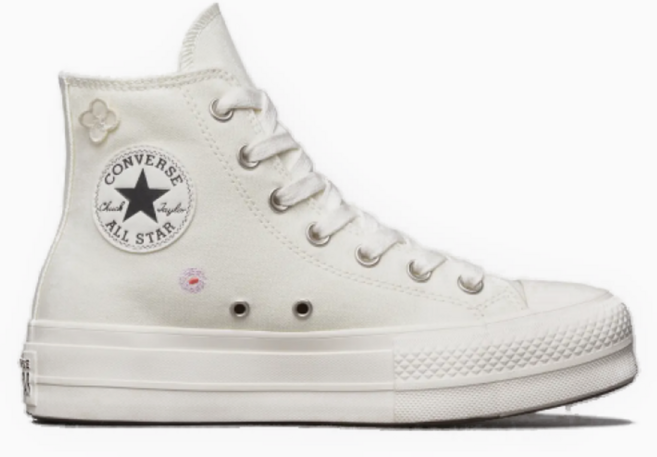 컨버스 척테일러 올스타 리프트 플랫폼 3D 플라워 운동화 A09778C