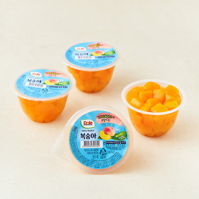 돌 후룻볼 복숭아, 113g, 4개입, 1개