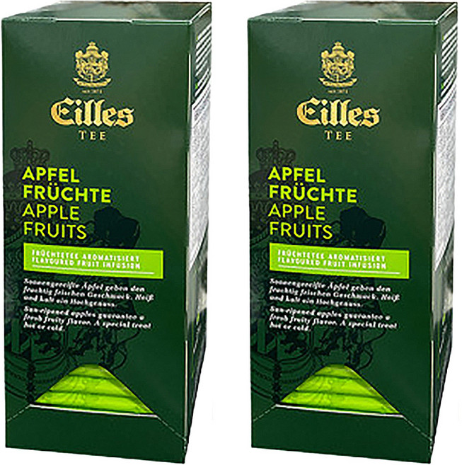 아일레스 디럭스 애플티 티백 과실차, 2.5g, 25개입, 2개