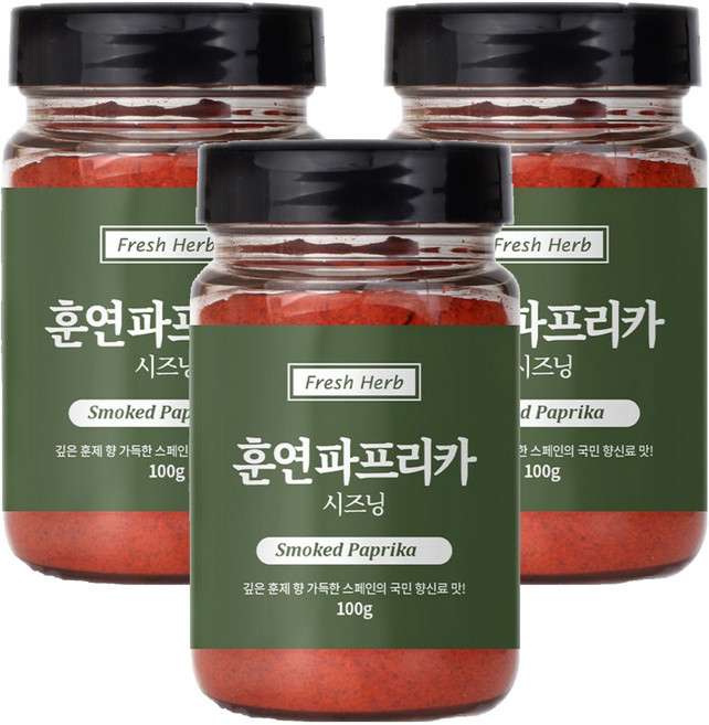 신선약초 훈연 파프리카 시즈닝, 100g, 3개