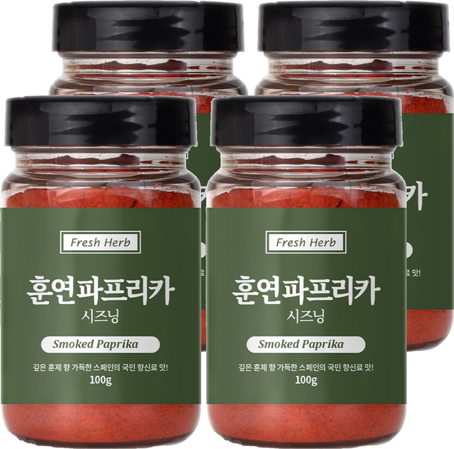신선약초 훈연 파프리카 시즈닝, 4개, 100g