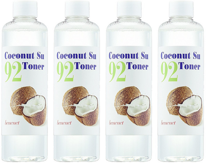 베니넷 코코넛수 92 토너, 4개, 300ml