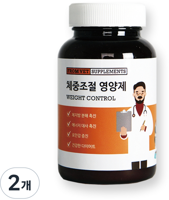 프롬벳 반려동물 영양제, 120g, 다이어트(체중감소), 2개