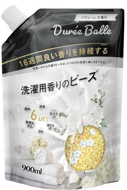 Duree Balle 6合1洗衣香香豆 補充包 香水香 900ml, 1包