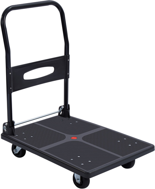 하비티툴즈 접이식 핸드카트 격자형, 블랙, 1개