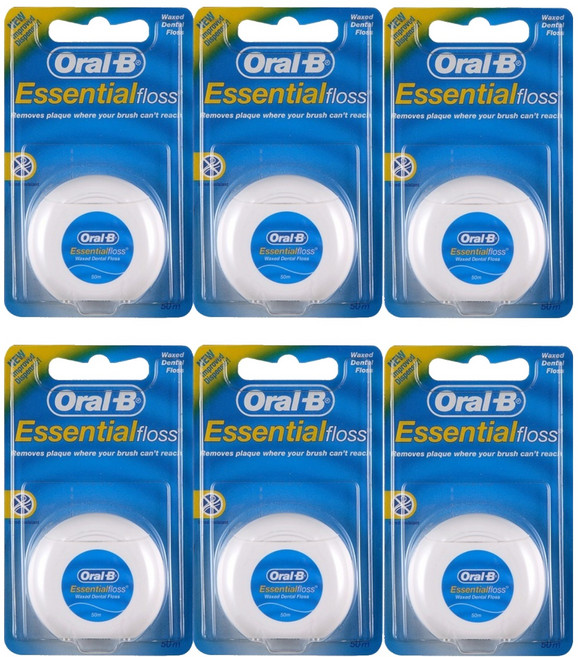 오랄비 왁스 치실, 1개입, 6개