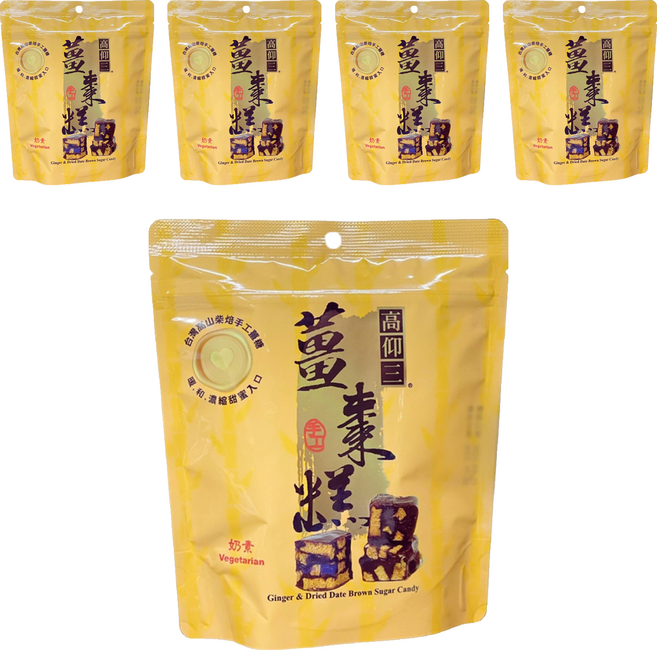 高仰三 薑棗糕, 75g, 5袋