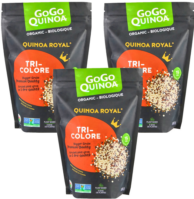 GoGo QUINOA 有機三色藜麥, 500g, 3包