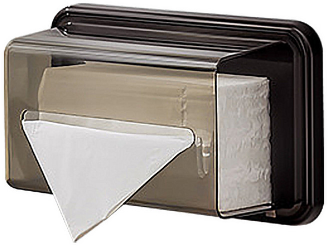 MEO 마그네틱 냉장고 전자레인지 부착 티슈 케이스, 브라운, 1개