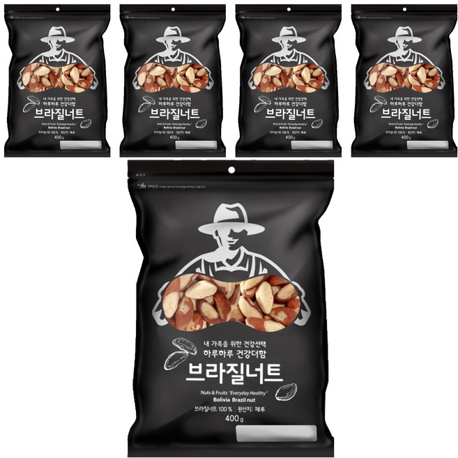 NUTS FARM 巴西堅果, 400g, 5包