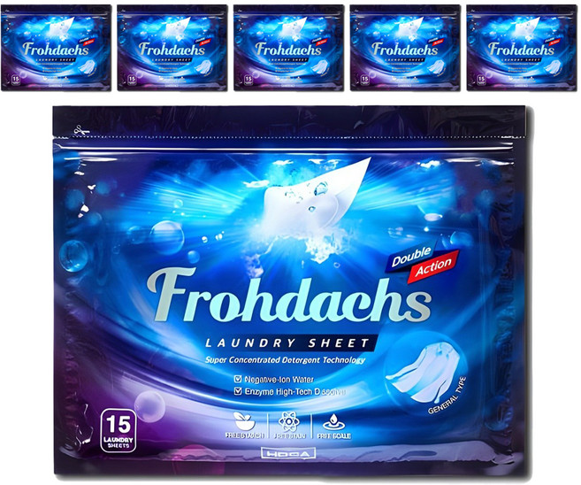 프로닥스 고농축 더블액션 시트세제, 15개입, 6개