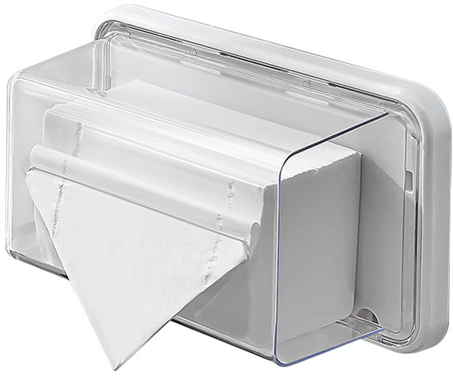 메오 마그네틱 부착 티슈 케이스, 화이트, 1개