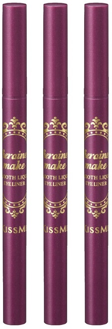 히로인메이크 스무스 리퀴드 아이라이너 N 0.4ml, 딥블랙, 3개