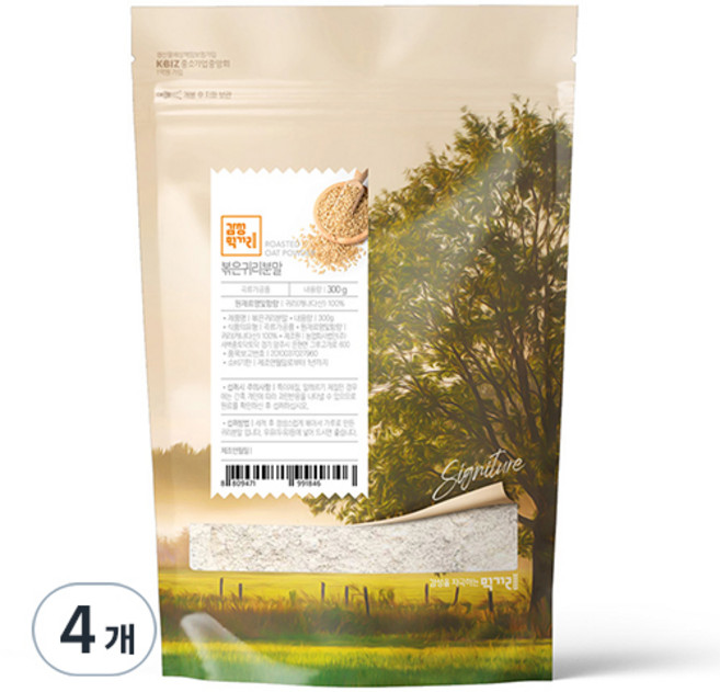 감성먹거리 볶은 귀리 분말, 300g, 4개