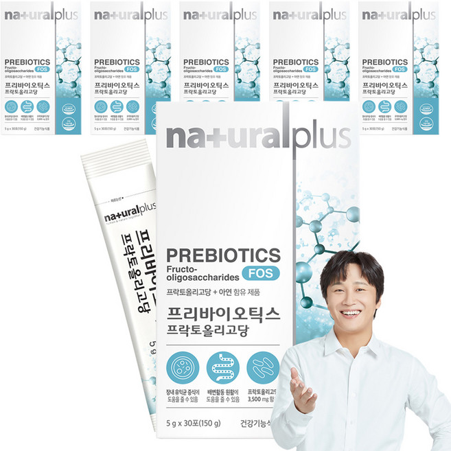 naturalplus 果寡糖益生菌粉隨身包, 6盒, 150g