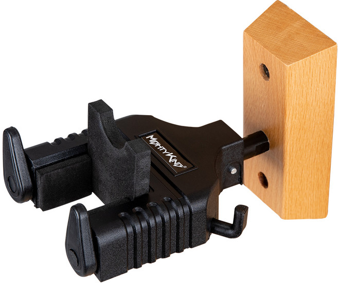 마이티킹 MVS5H 오토락 바이올린 거치대 벽걸이 행거, 1개, 블랙