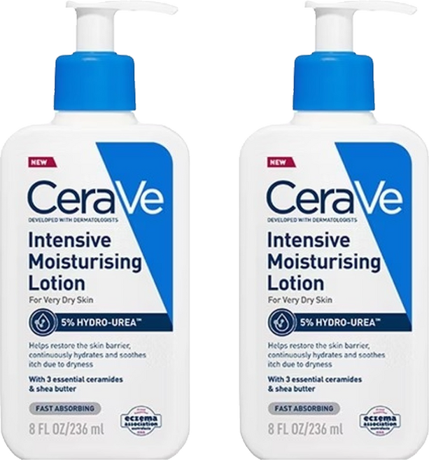 CeraVe 適樂膚 極速修護保濕精華乳 乾燥敏感肌適用 三重神經醯胺修復保濕屏障, 236ml, 2瓶