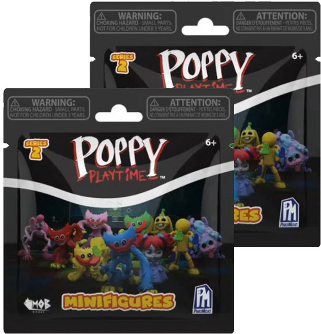 PHATMOJO Poppy Playtime 收藏家迷你公仔 S2 隨機出貨, 2個