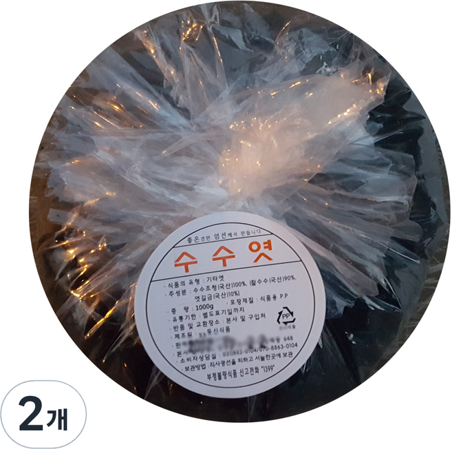 대삼푸드 수수엿, 1kg, 2개
