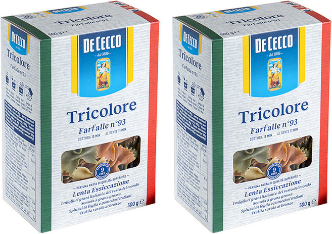 데체코 삼색 파팔레, 500g, 2개