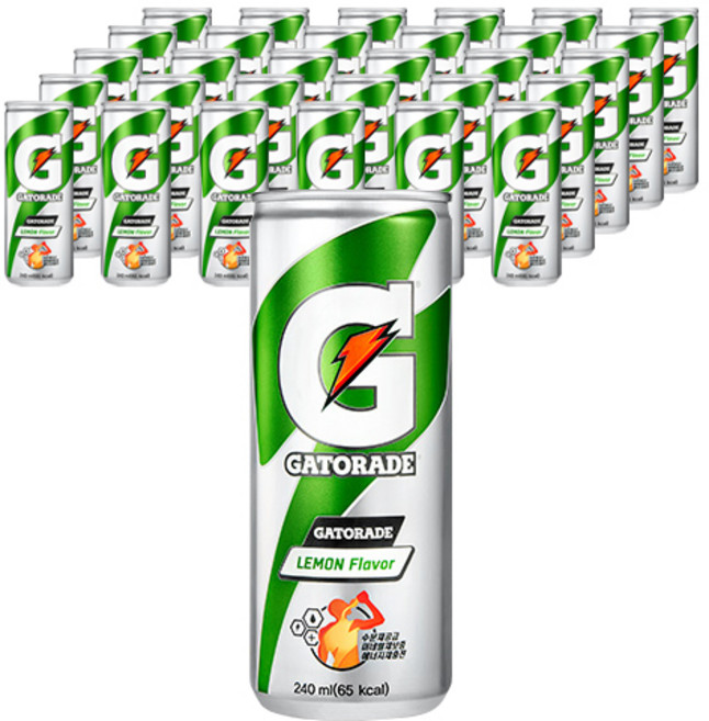 게토레이 레몬, 240ml, 60개