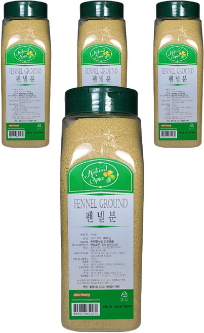 내츄럴스파이스 펜넬분, 400g, 4개