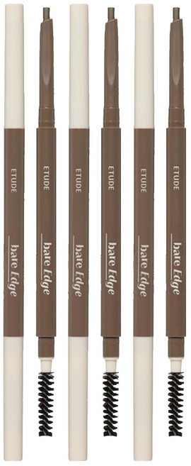 ETUDE 極細鋒利眉筆 0.1g, 3個, 04 淺棕色