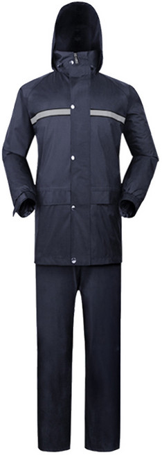 Dream Catcher 捕夢網 零滲透雙層兩件式雨衣 加強版, 藍色