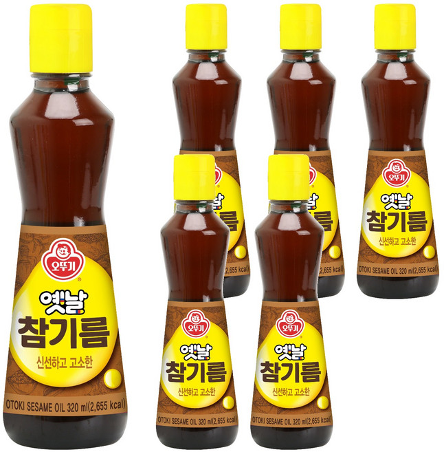 오뚜기옛날 참기름, 320ml, 6개