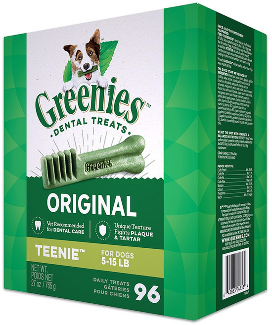 그리니즈 오리지널 덴탈껌 몬스터백, 티니, 765g, 1개