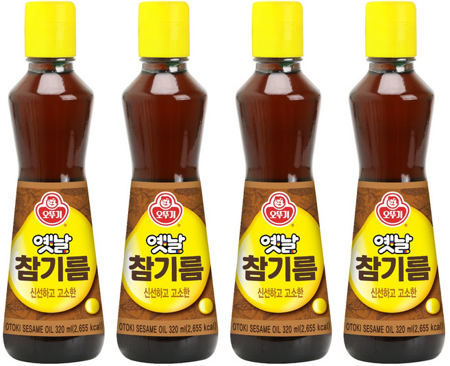 오뚜기옛날 참기름, 320ml, 4개