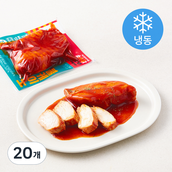 피그인더가든 소스닭가슴살 제로슈거 볼케이노 (냉동), 140g, 20개, 1개입