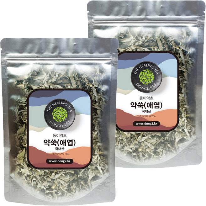 동이약초 국내산 약쑥 애엽, 150g, 2개