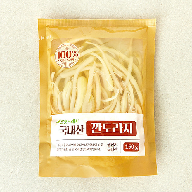국내산 깐도라지, 150g, 1개