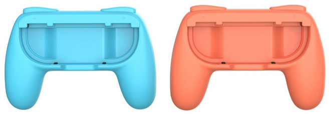 DOBE 握把 Switch1/2通用, 藍色 + 橘色, 2個, TNS-3162S