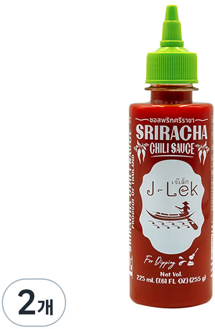 제이렉 스리라차 소스, 225ml, 2개