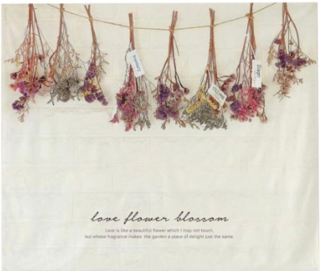 SANGSANGHOO 北歐風棉麻掛布 Love blossom