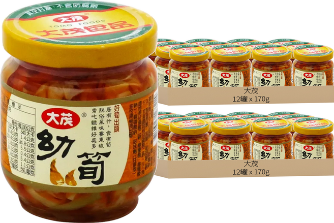 大茂 幼筍, 170g, 24罐
