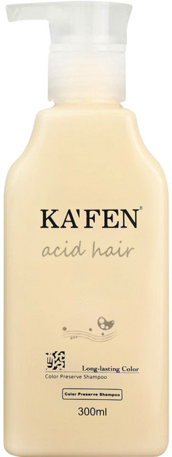 KA'FEN 卡氛 亞希朵 酸蛋白豐盈護色洗髮精 小, 300ml, 1瓶