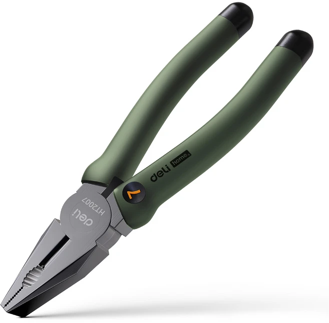 델리 툴즈 홈시리즈 미니 펜치 뺸찌 뺀치 니들 롱노즈 플라이어 그린 EHT2007L, 1개 - 쿠팡