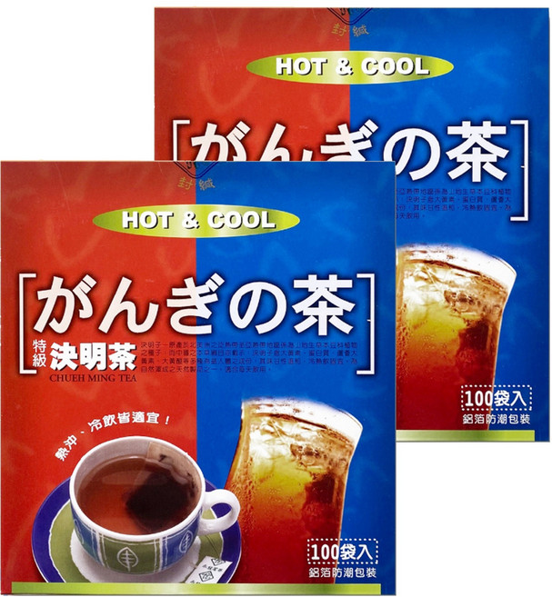 永發茗茶 特級決明茶, 4.5g, 100包, 2盒