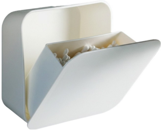 벨로나이트 일본식 접이식 다용도 선반 깔끔한 수납함, 화이트, 1개