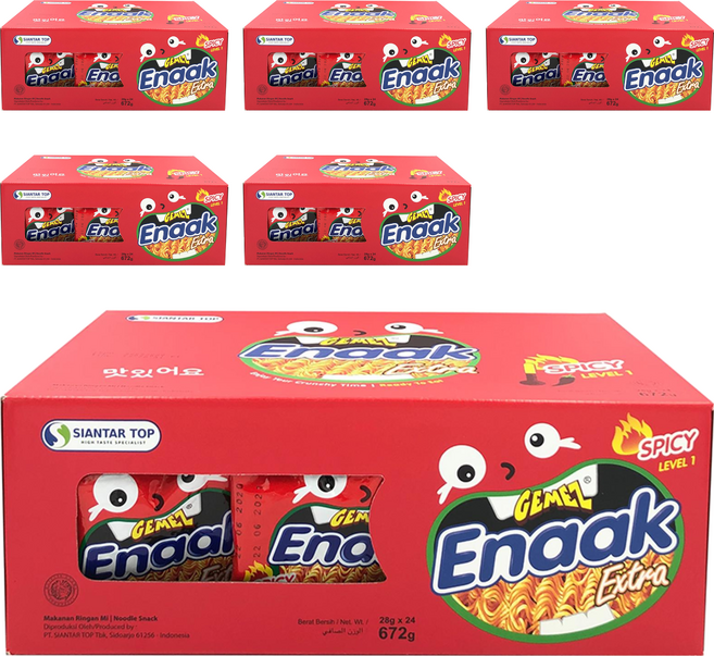 GEMEZ Enaak 韓式小雞麵, 6盒, 672g
